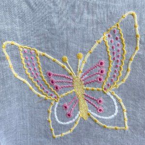 Pottery Barn Kids Flutterflies Pole‎ Pocket Sheer